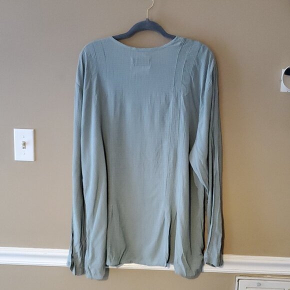 Flax Women's Floral Rayon-Blend Button-Up Size L NWT'S - Picture 2 of 10